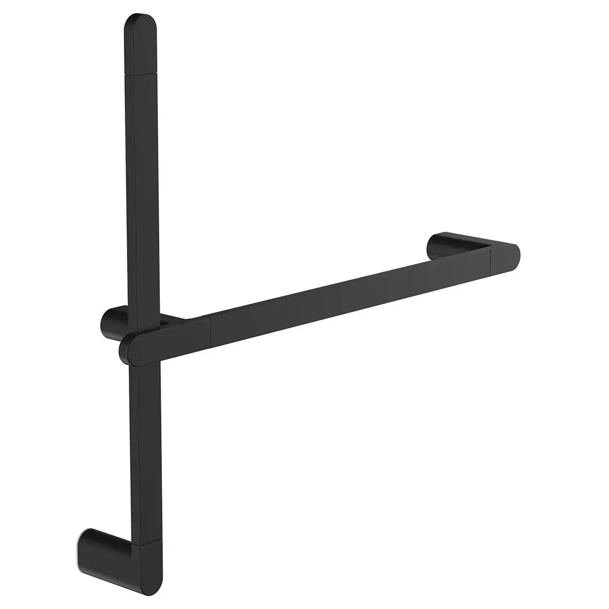 Dual Harmony Towel Bar 22 Left Vertical Bar 04-18022LBLK-LH-3