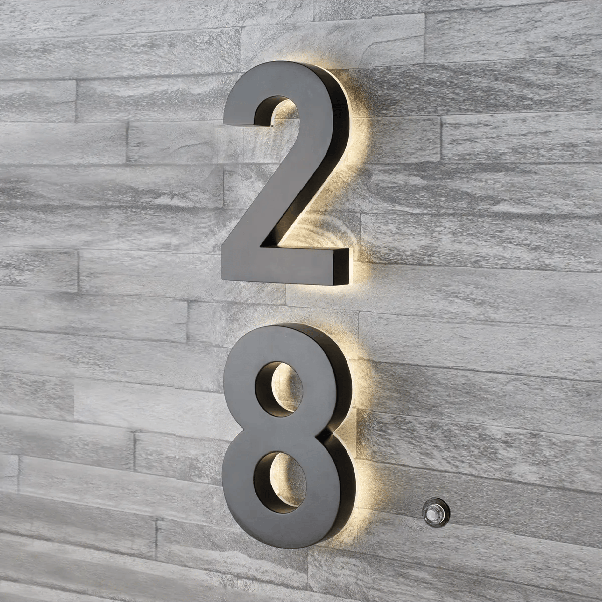 25-LEDF69 House Number - LED LIFESTYLE
